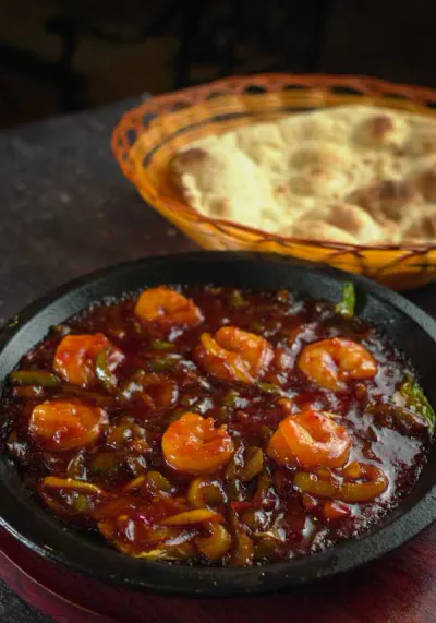 Sizzling Prawns
